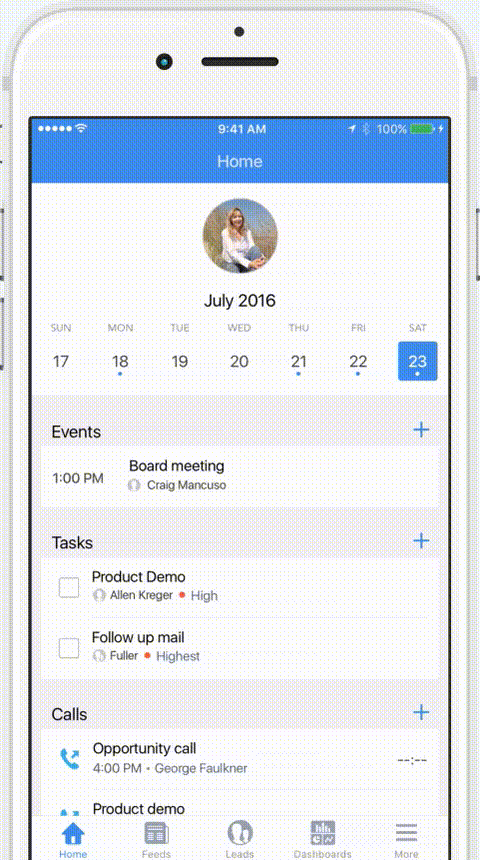 Zoho Mobile App